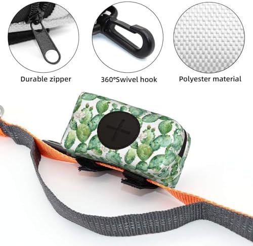 Cactus Plants A Print Dog Poop Bag Holder