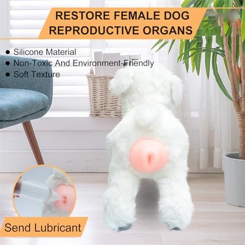 Male Dog Silicone Mating Toy, Dogs Interactive Sleeping Toys, Pet Dog Partner Toy for Male Estrus Dog,13cm