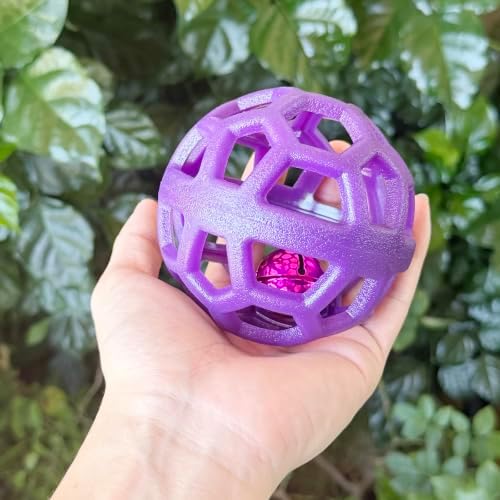 4pcs Pet Ball Toy Interactive Chasing Balls With Bell For Dogs & Cats