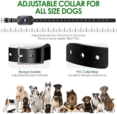 Wireless Dog Fence & Remote Training Collar, Pet Containment System