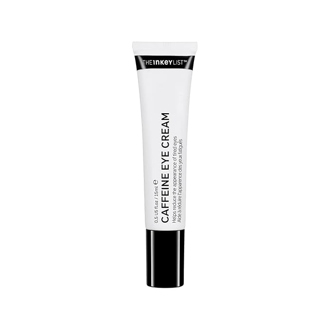 The INKEY List Caffeine Eye Cream, Reduce Eye Puffiness and Dark Circle, Blur Fine Lines, 0.5 fl oz