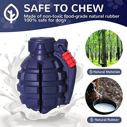 Dog Toys for Aggressive Chewers Large Breed, Fun to Chew (Blue)