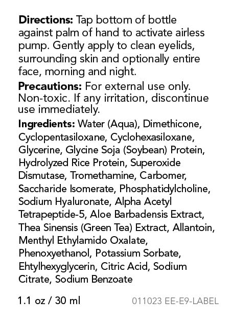 Eye Eco Essential 9 Eyelid and Facial Serum - 1.02 oz - Hydrating Anti Aging Serum with Aloe, Chamomile & Green Tea