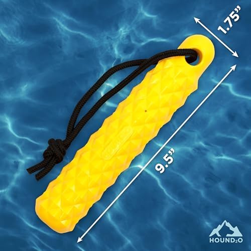 Rope Bumper Dog Toy - Floating Retriever Toy - Yellow Dog Bumper