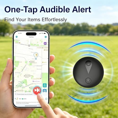 GPS Pet Tracker for Dogs & Cats | Apple Find My Compatible | No Monthly Fee | IP68 Waterproof | Real-Time Location Tracking