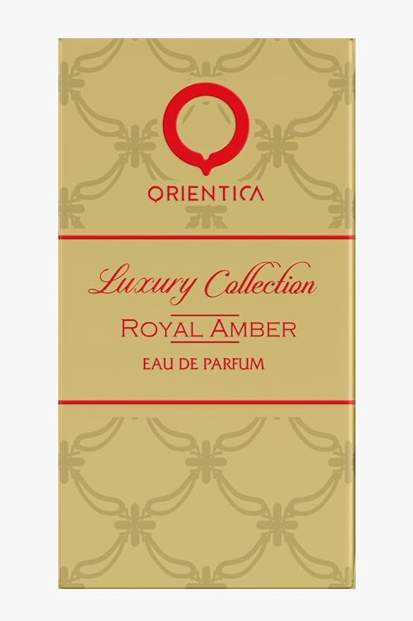 Orientica Luxury Collection Royal Amber Eau De Parfum 0.25 Fl Oz / 7.5ml Mini Splash - Fruity, Gourmand, Amber, Woody, Vanilla, Bergamot, Melon, Pineapple, Musk - Arabic Perfume for Men & Women