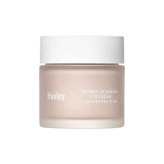 Huxley Eye Cream; Concentrate On, Hydrating Under Eye Cream for Dry Skin, Korean Eye Cream 30ml/ 1.0 fl. oz.