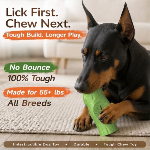 KADTC XXL 3-in-1 Frozen Treat, Lick and Chew Dog Toy for Aggressive Chewers