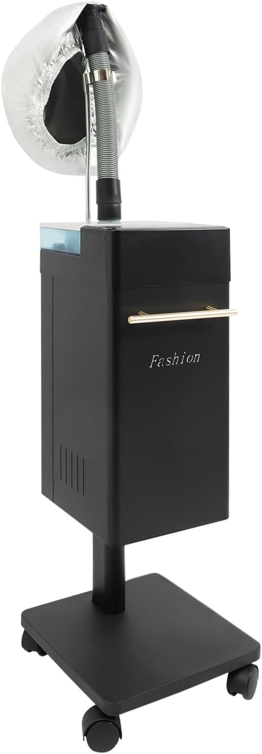 110V 600W Nano Hair Steamer Machine, Professional Micro Mist Salon Hair Processor, Salon Spa Equipment Vertical Nano Hair Steamer for Deep Hair Care Repair, Hair Styling