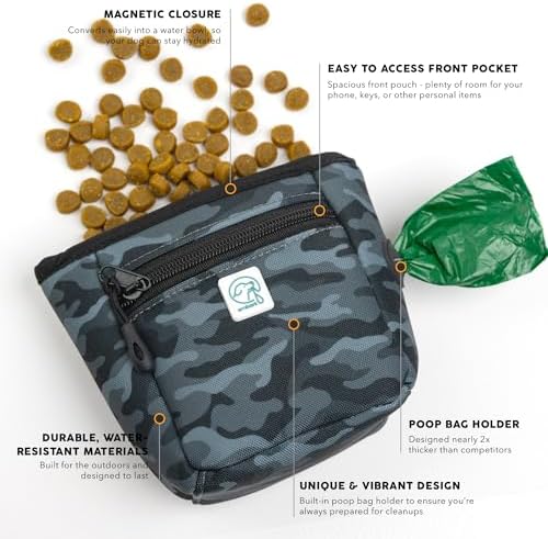 Embark Dog Treat Pouch - Waterproof Training Bag & Portable Water Bowl