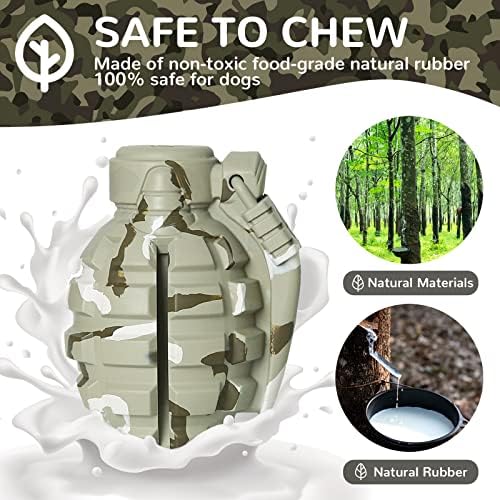 Dog Toys for Aggressive Chewers Large Breed, Fun to Chew (Camo)