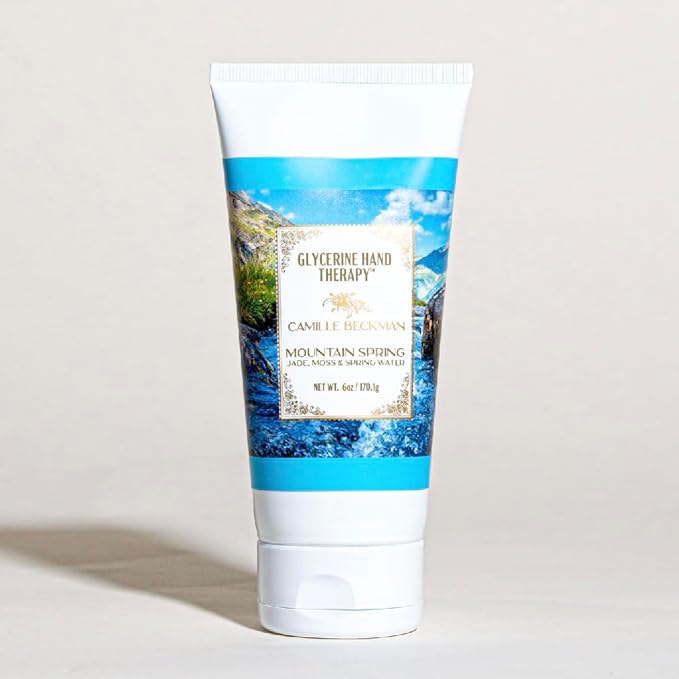 Camille Beckman Glycerine Hand Therapy Cream, Mountain Spring, 6 Ounce