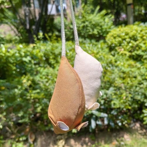 Big Mouse Cat Toys with Catnip, 6 Pcs Large 5inch Size Mice for Indoor Cats