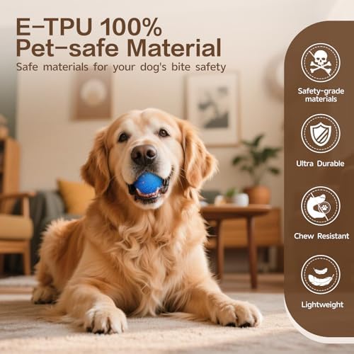Interactive Dog Ball, Smart Interactive Dog Toys for Medium and Large Dogs