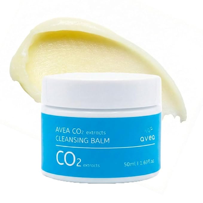 AVEA CO2(extracts) Cleansing Balm | including Golden Jojoba Oil, Olive Oil, Make- up & blackhead remove, Melting Cleansing Balm, Makeup Remover, Face Wash, Korean Skin Care l 1.69 Fl.Oz