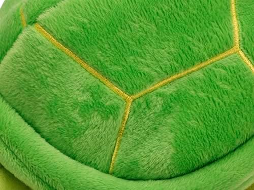 Flourish Pets 3 in 1 Multi-Layer Chew Toy for Active Dogs | Non-Toxic BPA Free Double Stitched Soft Fabric Exterior Dog Toys | Long-Lasting Dog Plush Toys – Small Turtle 7.5"