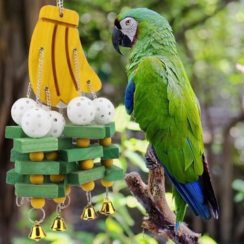 GPY Parrot Toys for Macaw, Interactive Bird Toys for Parrots Large Bird
