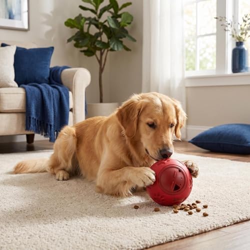 Adjustable Dog Treat Dispensing Toy, 1, Red