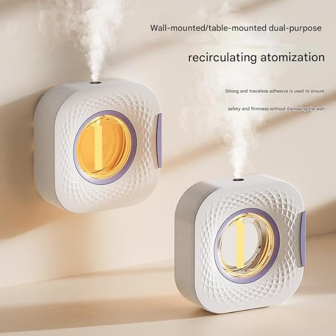 Petraero 500ml Essential Oil Diffuser & Humidifier for Large Room - Ultrasonic Aromatherapy Diffuser with Remote, 7 Color LED Lights, Auto Shut-Off, Whisper-Quiet for Home, Bedroom, Office