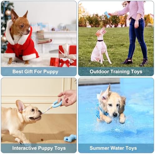 6 Pack Dog Chew Toys for Puppy Cute Dog Toys Puppy Dog Toys for Teething