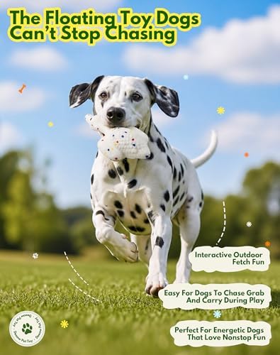 New Upgraded ETPU Water Floating Goose Dog Fetching Toy, Durable Pool Interactive Toy for Large Dogs, Dog Toys for Pet Chewers' Detal Care, Mental Stimulation Puppy Toy for Outdoor Pool Lake Beach