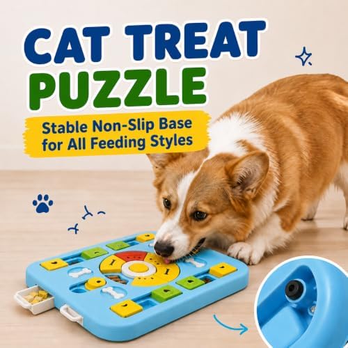 Interactive Dog Puzzle Toy, Maze Slow Feeder, 15.4 in