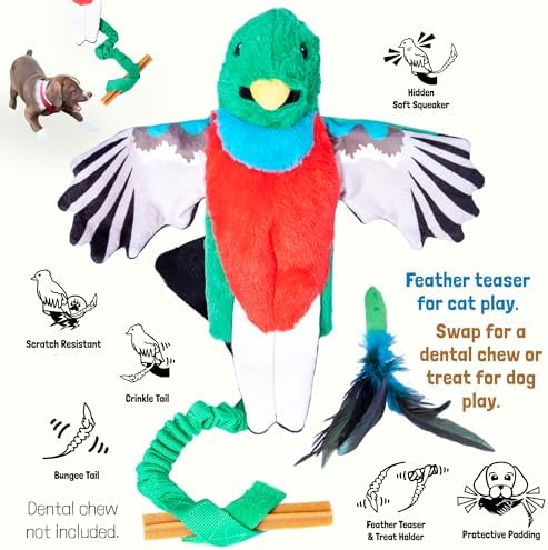 Milunova Pupr Pals Dog Wrestling Toy Puppet with Tough Padding for Safe Interactive Play, Protection to Stop Puppy Kitten Biting Hands; for Boredom-Busting Training and Exercise