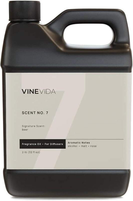 VINEVIDA [32 Fl Oz] Beer Fragrance Oil for Cold Air Diffusers, Essential Oils for Diffuser Oil Refill & Air Freshener Room Spray