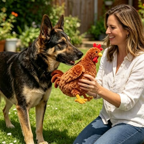 Dog Chew Toy with Soft Durable Fabric for Chewers, Small, Medium & Large Dogs, and Fetch Lovers Interactive Toy for Indoor Play, Supports Active Biting and Play