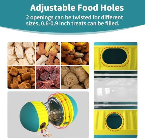 Interactive Dog Treat Puzzle Toys Food Dispensing Enrichment