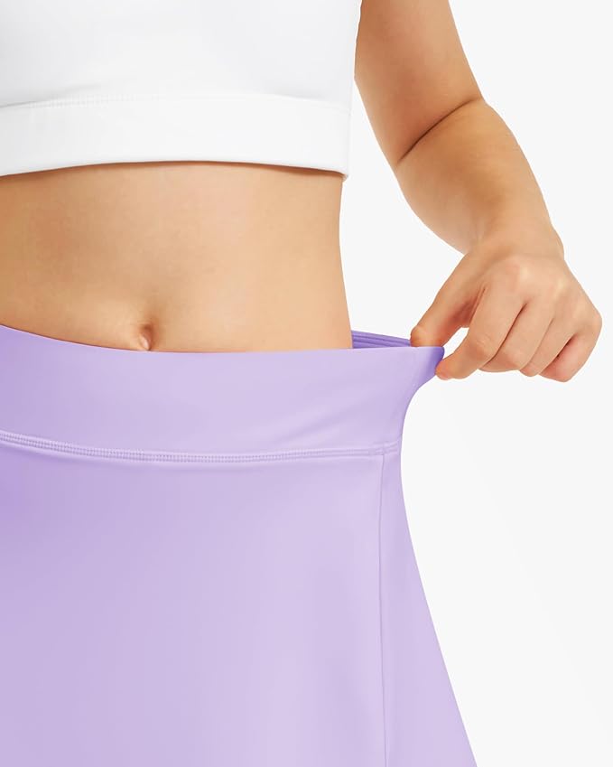 Stelle Girls Tennis Skirts with Pockets Athletic Skorts Inner Shorts High Waisted Sports Golf Running Skirt
