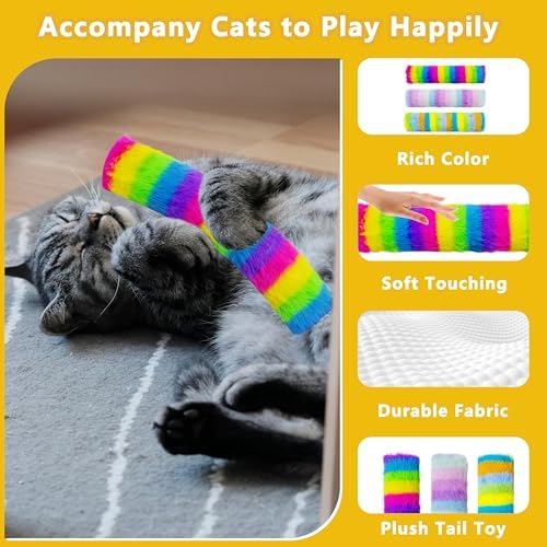 3 Pack Catnip Toys,Soft and Durable Cat Pillows Toys, Funny cat Toy