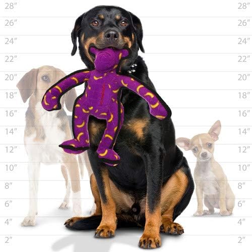 TUFFY® - 2 Pack Original : Monkey Dog Toy : Ultra Durable Plush Dog Toy with Multiple Layers & Reinforced Seams, Washable and Floats, Original Construction