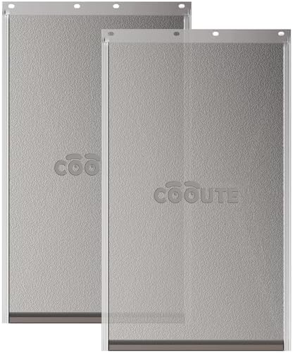 2-Pack Medium Dog Door Replacement Flaps with Screws