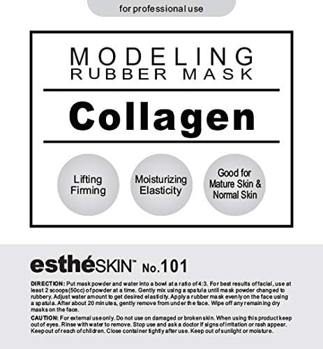 No.101 Collagen Peel Off Type Modeling Rubber Mask for Facial Skin Care Treatment, 35oz