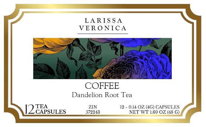 Coffee Dandelion Root Tea (Single Serve K-Cup Pods) (12 pods, ZIN: 572243)