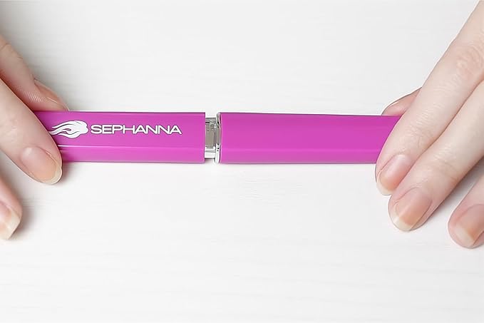 Sephanna 3 Pack Premium Crystal Glass Nail File for Natural Nails, Professional Glass Nail Files with case for Unisex, Portable Czech Glass Nail File Double Sided for Natural & Acrylic Nail Care
