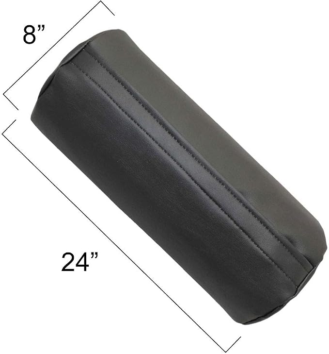 Rehabilitation Advantage Body Positioning Black Cylinder Bolster 8" X 24"