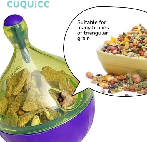 Rat Puzzle Foraging Toy, Interactive Toys for Guinea Pig Rabbit and Small Animal,Rats Enrichment and Sniffing Toy, Treat Dispensing Slow Toy for Rat cage Accessories 1pc