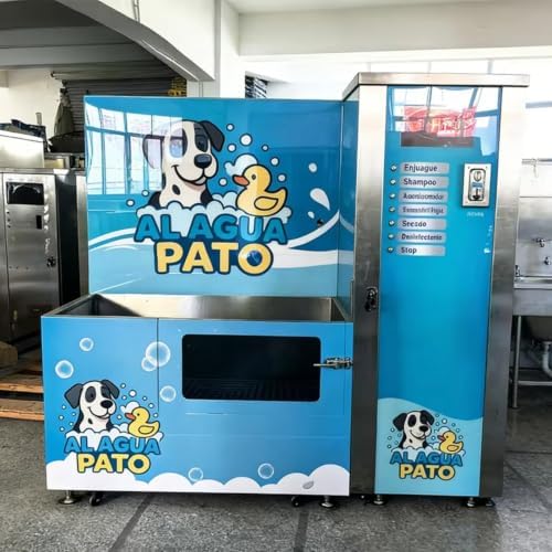 Commercial Self Service Dog Wash Machine, Pet Bathing Kiosk with Dryer