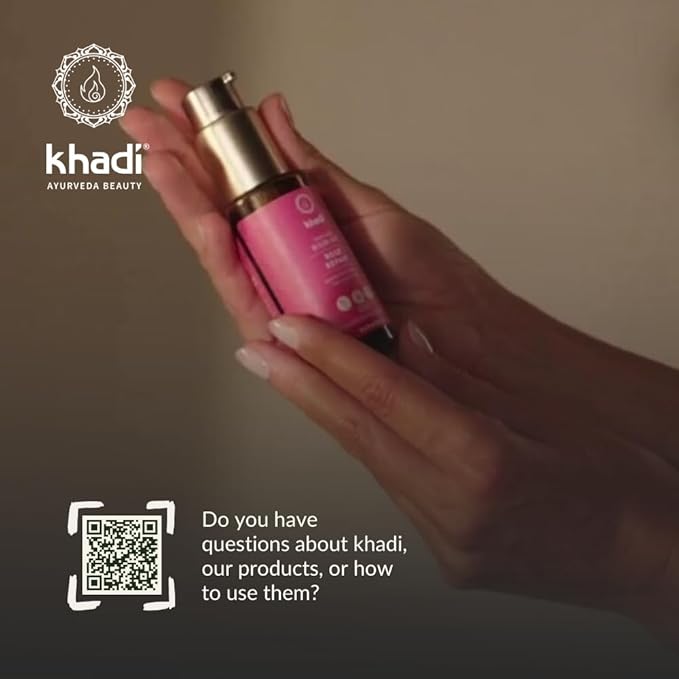 khadi ROSE REPAIR Ayurvedic Shampoo - Intensive regeneration & nourishing care for damaged hair - 100% natural & silicone-free - 6.7 fl oz