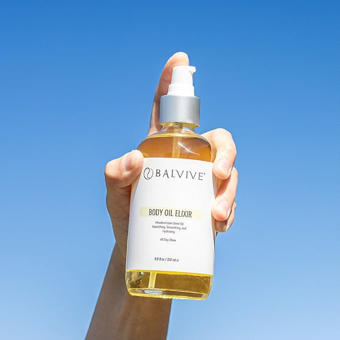 Body Oil 8 oz –Weightless, Non-Greasy & Fast-Absorbing Body Moisturizing Oil with Meadowfoam and Black Currant Oil - Skin Hydration for Natural Glow- Firm, Smooth & Radiant Skin