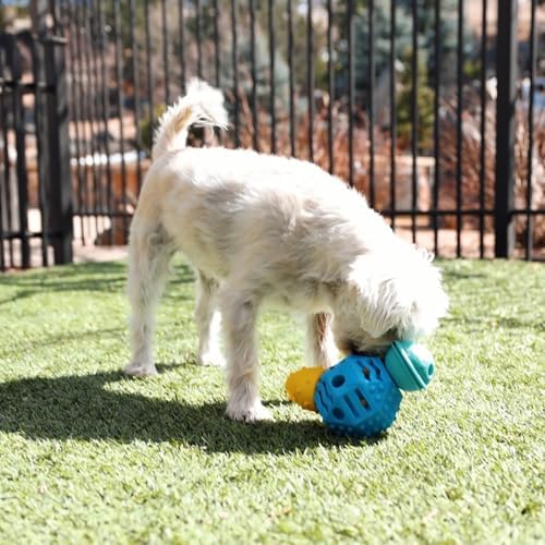 GURU Treat Station Interactive Dog Puzzle Toy - Treat Dispensing Enrichment Toy with Connecting Modules - Durable Chew Pro Rubber Mental Stimulation Toy for Large Dogs - Multi-Textured