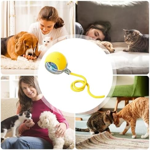 Interactive Rolling Dog Ball, Chewie Viral Rolling Ball, Chewie Ball for Dogs, Interactive Dog Smart Ball Toy, Smart Automatic Rolling Pet Ball for Dog Cat