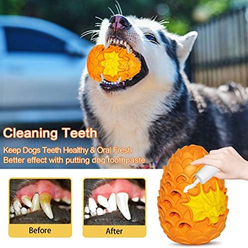 Lasts 6X Longer Chew Toy for Power Chewers, Indestructible for Training | Tough Treat Dispenser for Large Dogs, Durable Puzzle, Good for Dental Health, Easy to Clean