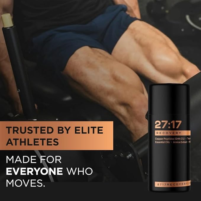 27:17 Recovery – Muscle Recovery Cream with Copper Peptides, Arnica, MSM & Menthol – Fast-Absorbing Joint & Muscle Support Lotion – Premium, Non-Greasy Peptide Cream (100ml / 3.38oz)