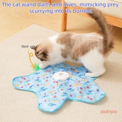 Hide and Seek Interactive Cat Toys, Puzzle Motion Activated for Indoor Cats