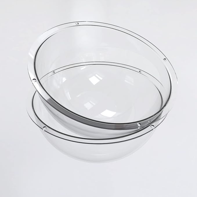 2pcs Space Clear Capsule Transparent Nest Replacement Cat Space Furniture Dome Cover Small Pets Bed Acrylic Nest Capsule Bowl Window Perch Cat Tree Cat Tower Accessories (11.8inch/30cm)