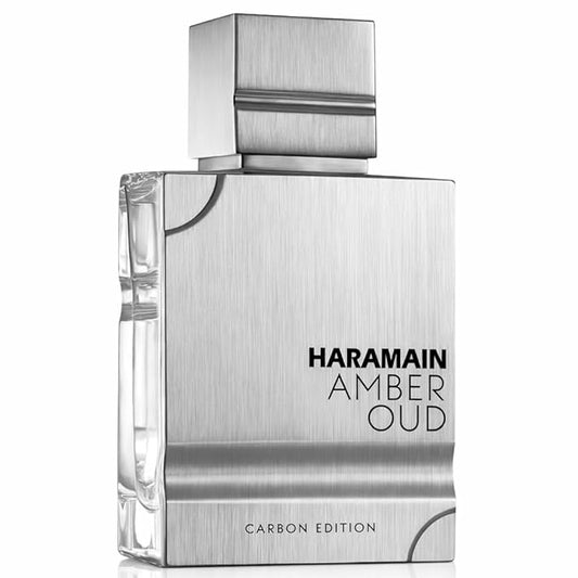 Al Haramain Amber Oud Carbon Edition Eau De Parfum Spray 60ml (2.0 oz) - Long-Lasting Men’s Cologne, Woody Aromatic Arabian Perfume with Premium Arabic Fragrance for Men