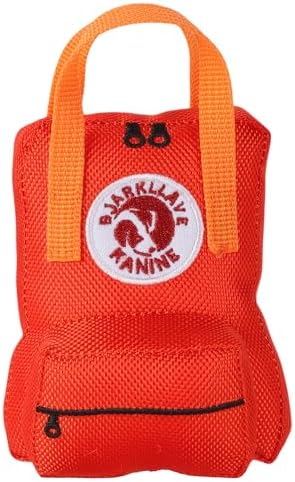 Bjarkliave Kanine – Luxurious Parody Plush Dog Toy with Squeaker, Durable Fabric, Embroidered Details, Designer-Inspired Chew Toy, Fun Gift for Medium Dogs & Trendy Dog Lovers